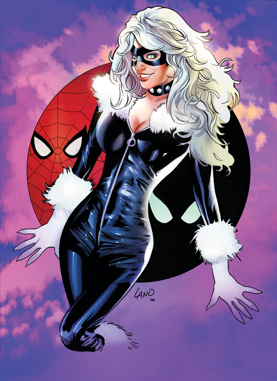 Black Cat (2025) #2 Variant (1:50) Greg Land Black Cat Full Art Virgin Edition