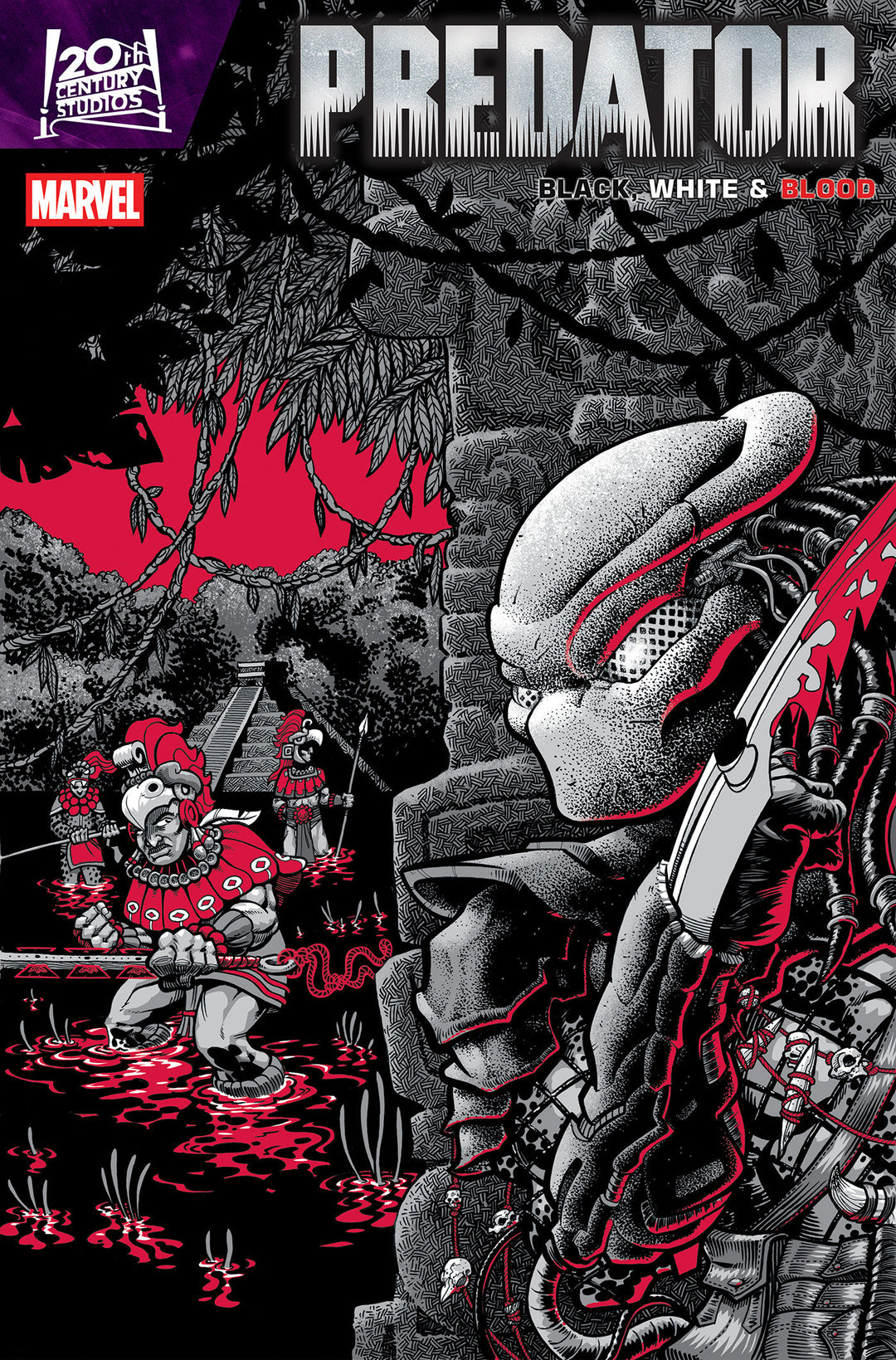 Predator Black White & Blood #2 Gonzo Variant