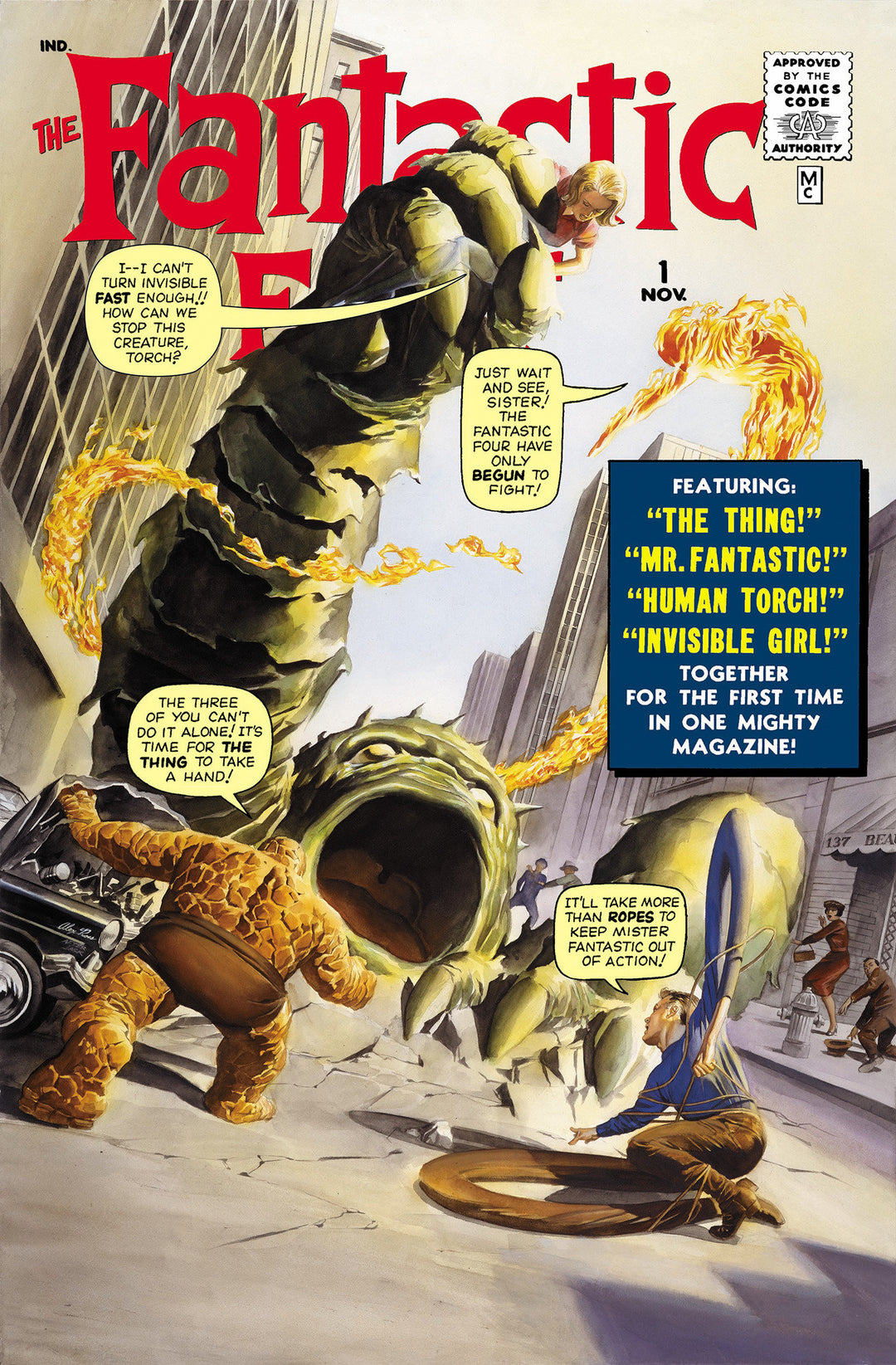 Fantastic Four (1961) #1 Facsimile Edition Alex Ross Variant [New Printing 2]