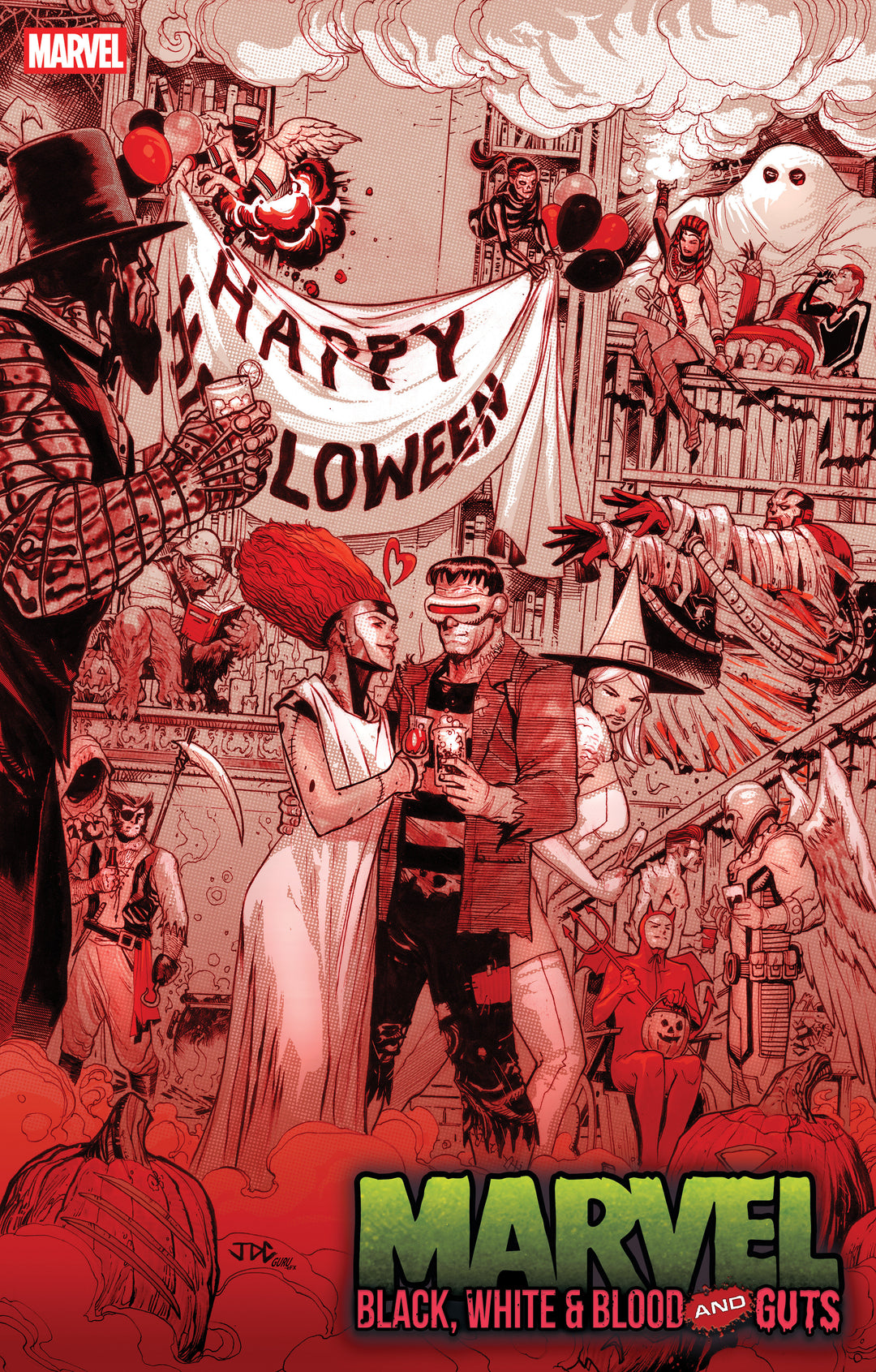 Marvel Black White & Blood And Guts #1 Joshua Cassara Variant