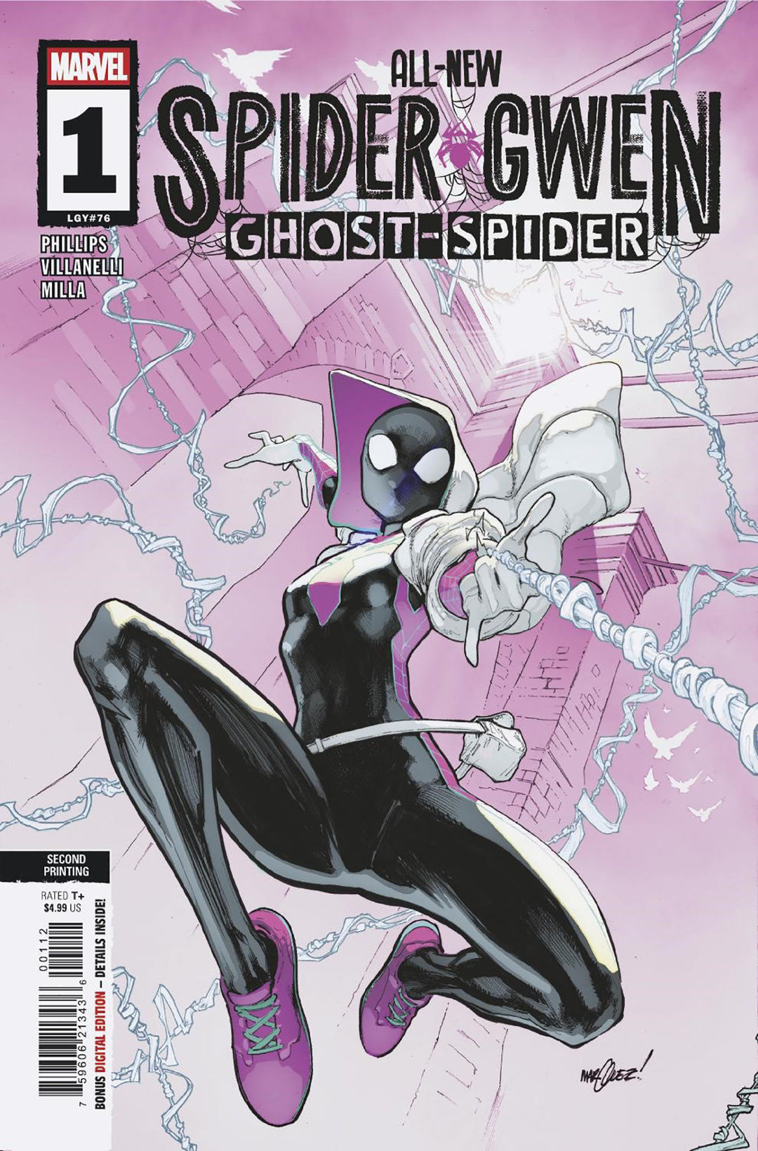 All-New Spider-Gwen The Ghost-Spider #1 Variant (2nd Printing) David Marquez Edition