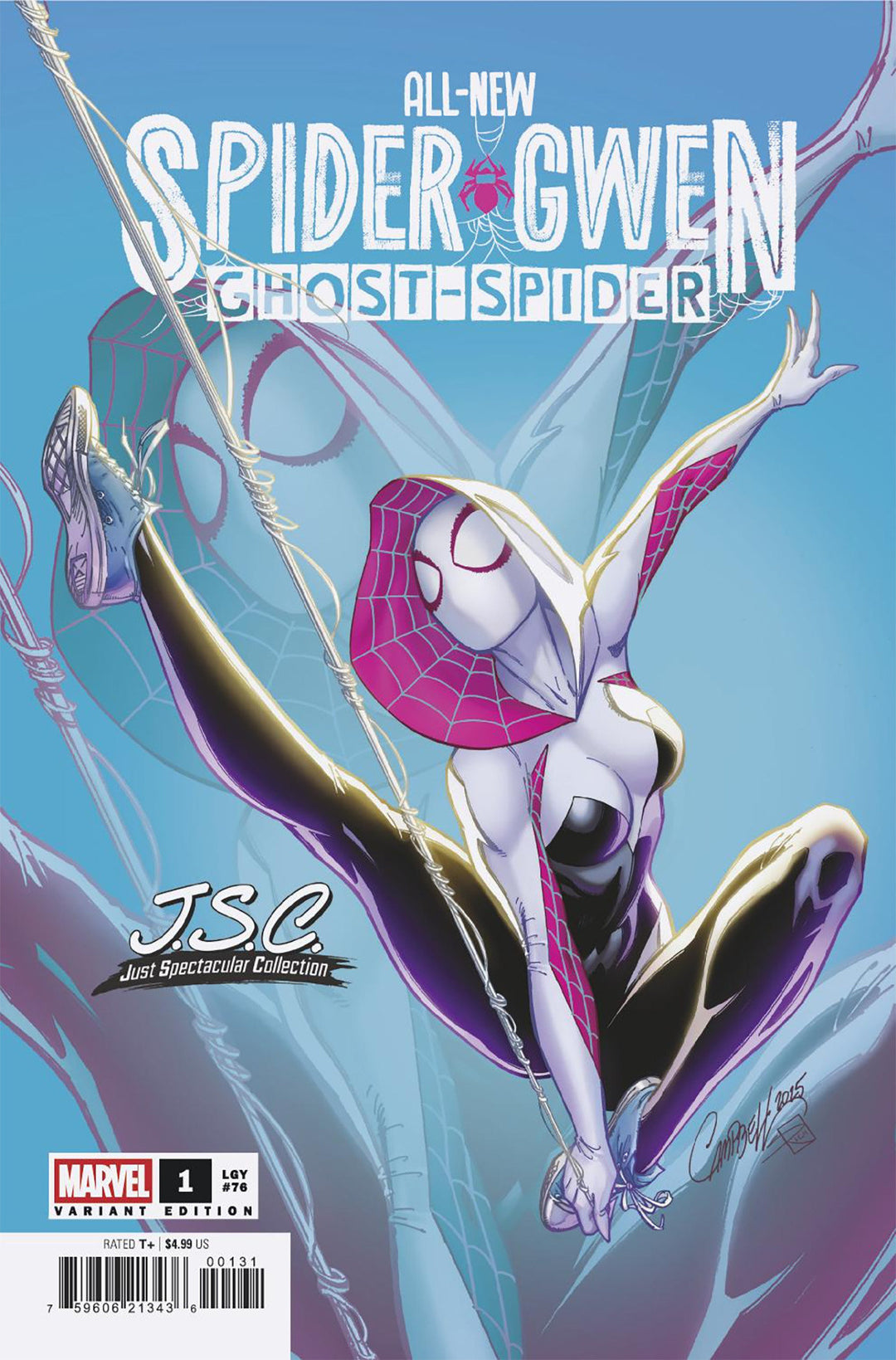 All-New Spider-Gwen The Ghost-Spider #1 J. Scott Campbell Just Spectacular Collection Variant