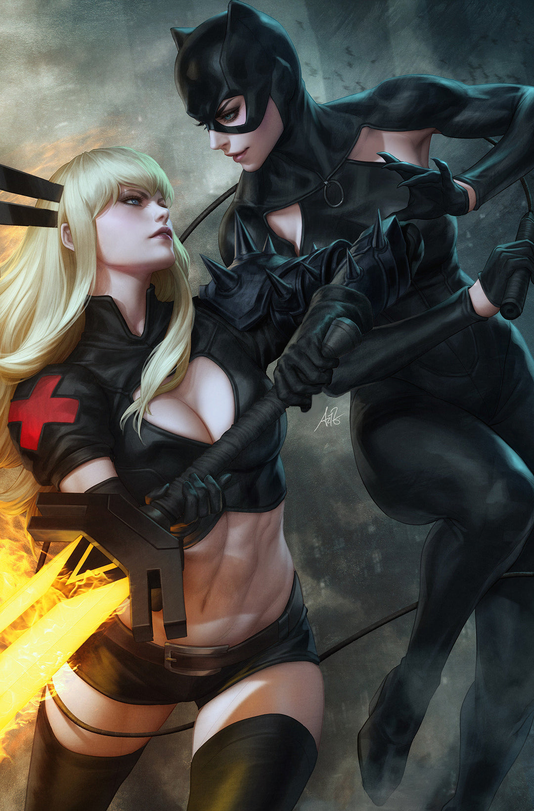 Marvel/DC: Deadpool/Batman #1 Artgerm (1:100) Full Art Variant (PRE-ORDER)