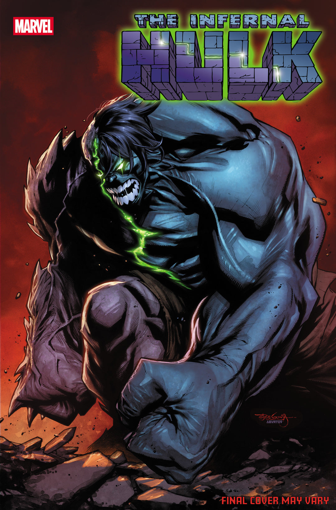 Infernal Hulk #3 1:25 Stephen Segovia Variant