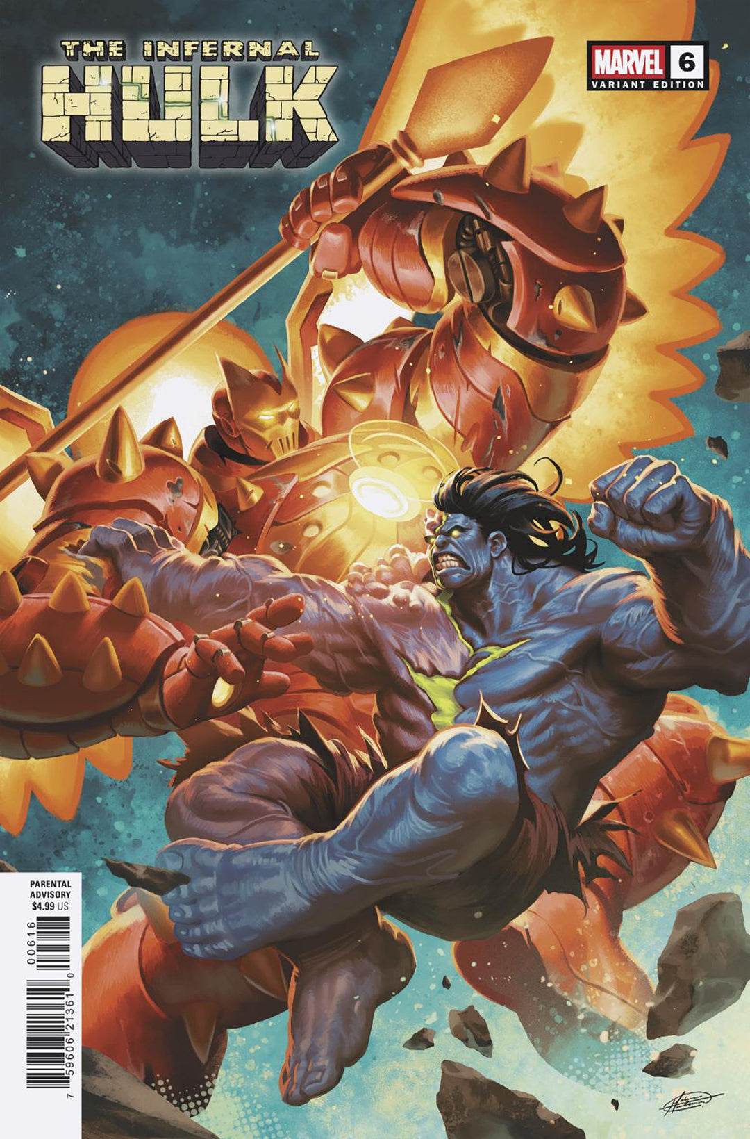 Infernal Hulk #6 Variant (1:25) Mateus Manhanini Edition