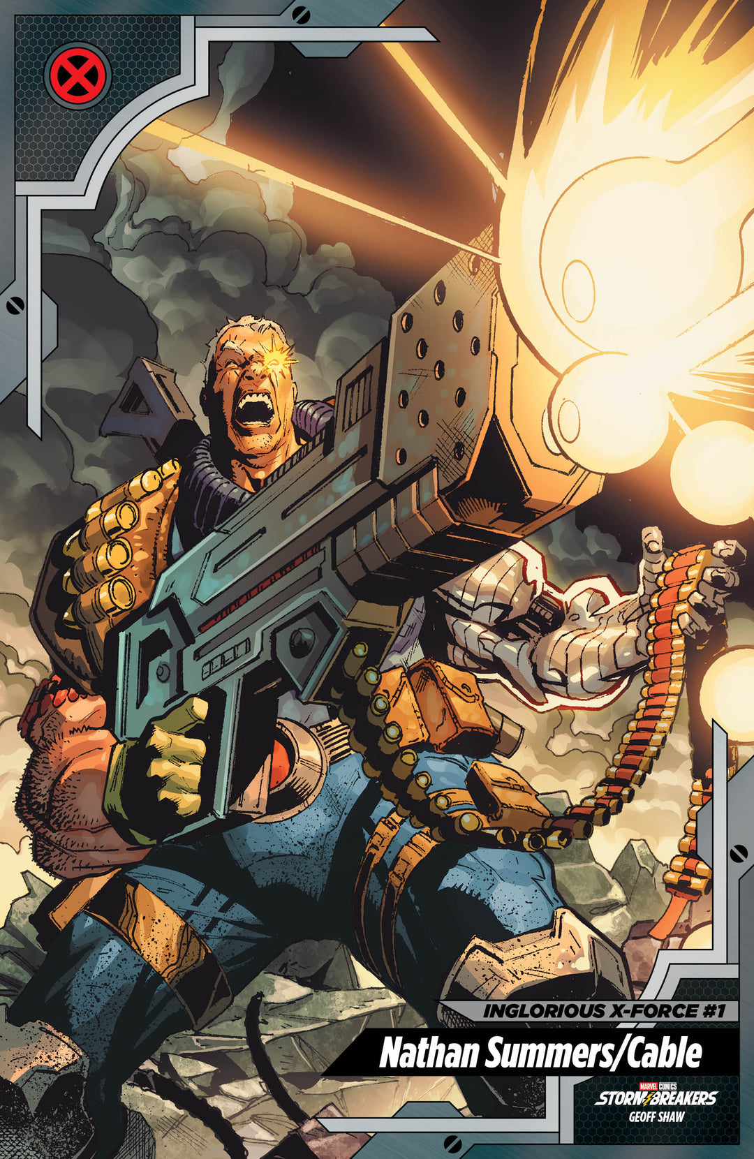 Inglorious X-Force #1 Geoff Shaw X-Men Trading Card Variant <OFC>
