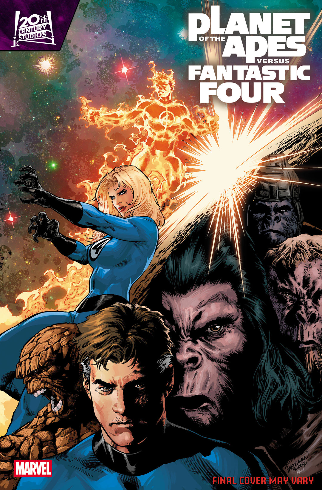 Planet Of The Apes vs Fantastic Four #2 Carlo Pagulayan Versus Variant