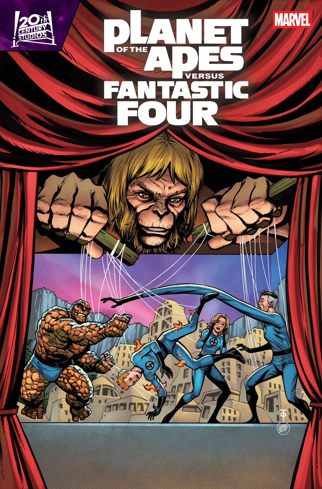 Planet Of The Apes vs Fantastic Four #3 Marcus To Homage Variant
