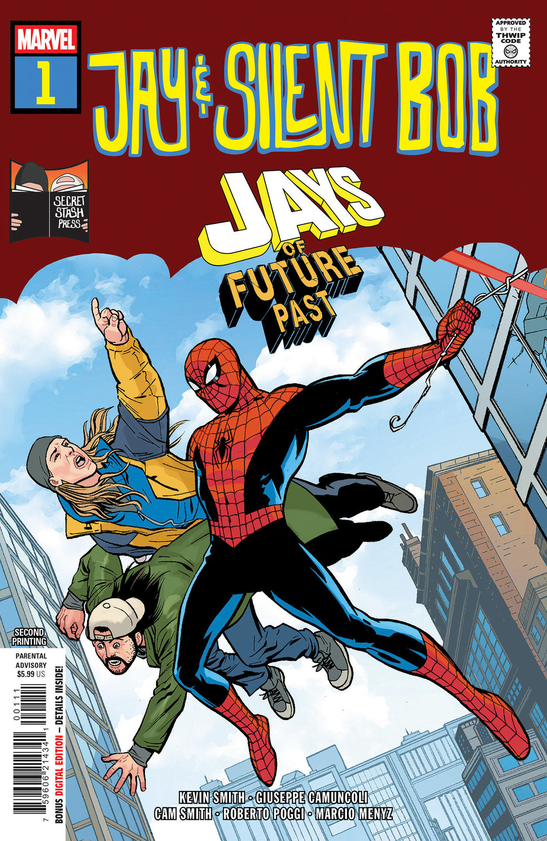 Jay & Silent Bob Jays Of Future Past #1 Variant (2nd Printing) Giuseppe Camuncoli Edition