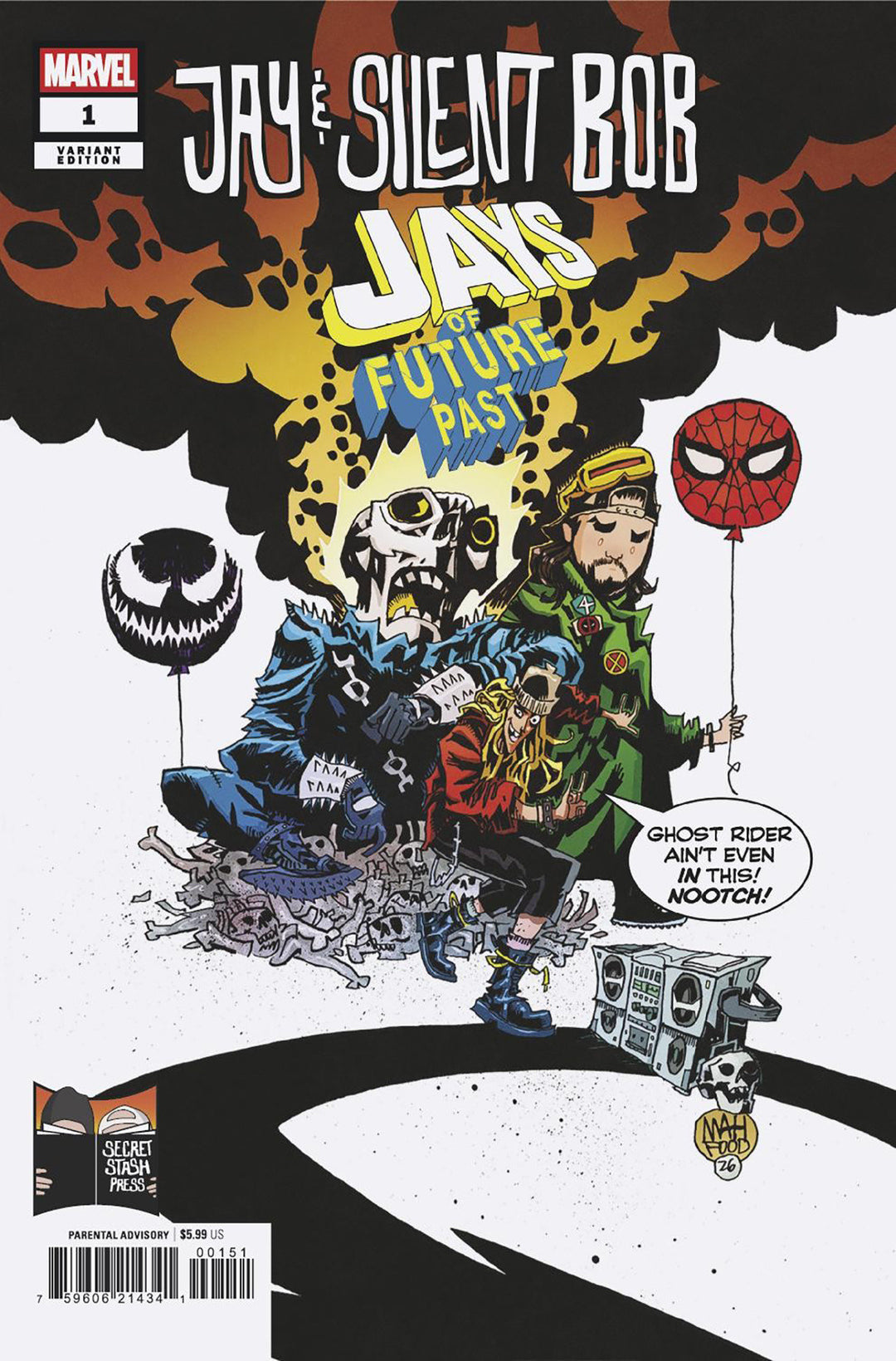 Jay & Silent Bob Jays Of Future Past #1 Jim Mahfood Variant