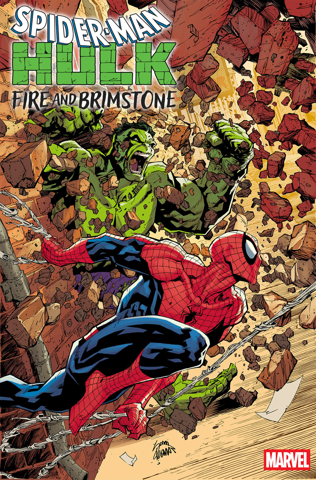 Spider-Man Hulk Fire And Brimstone #1 Ryan Stegman Variant