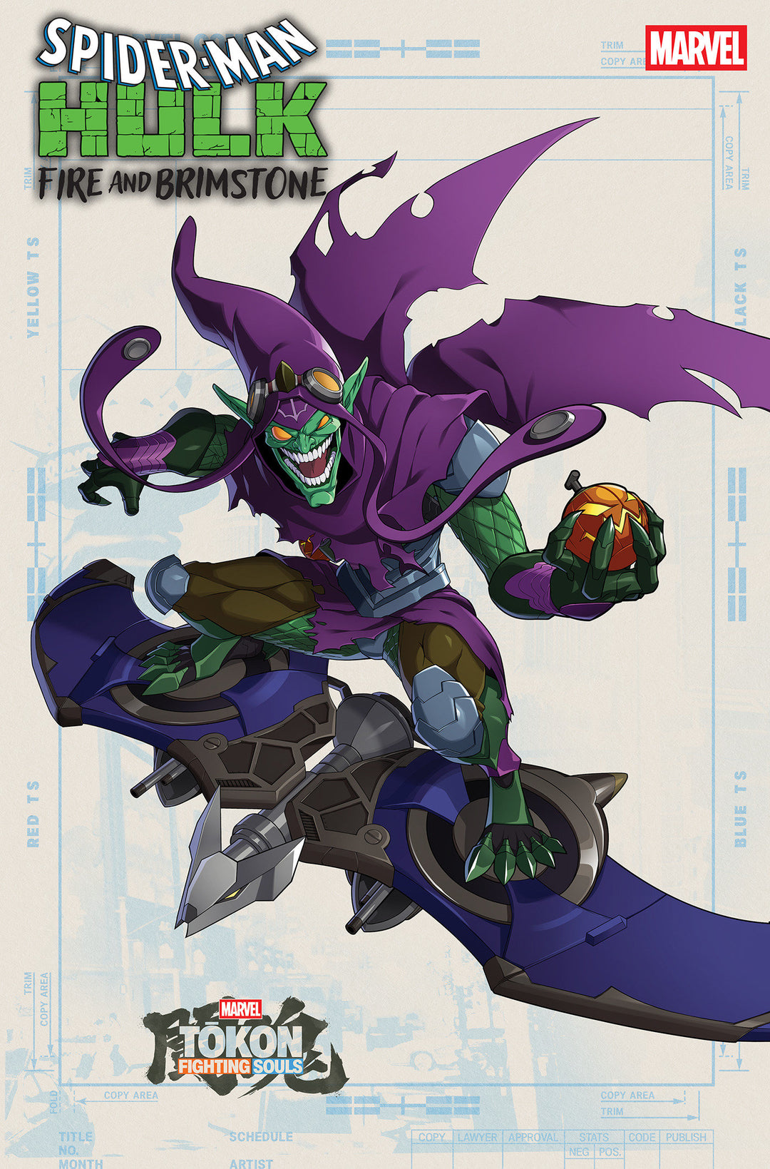 Spider-Man Hulk Fire And Brimstone #2 Marvel Tokon: Fighting Souls Variant
