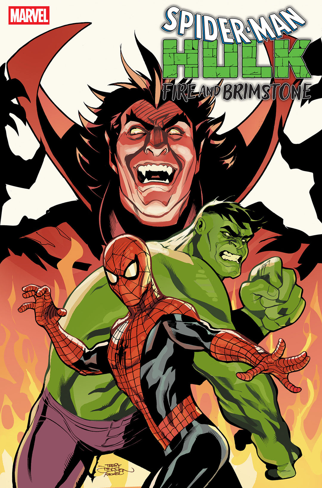 Spider-Man/Hulk Fire And Brimstone #3 Terry Dodson Variant