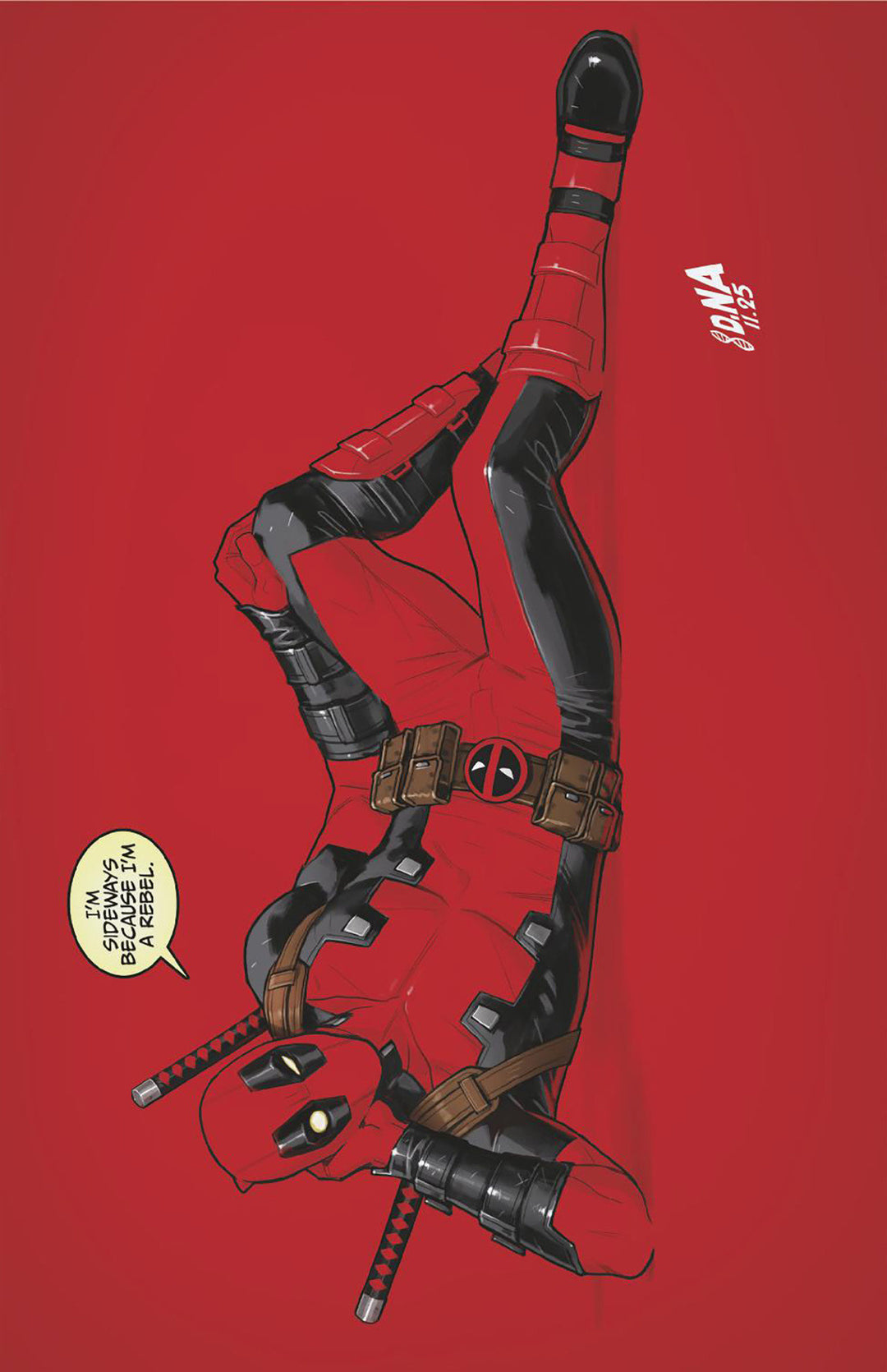 Wade Wilson: Deadpool #1 1:50 David Nakayama Color Block Red Full Art Virgin Variant
