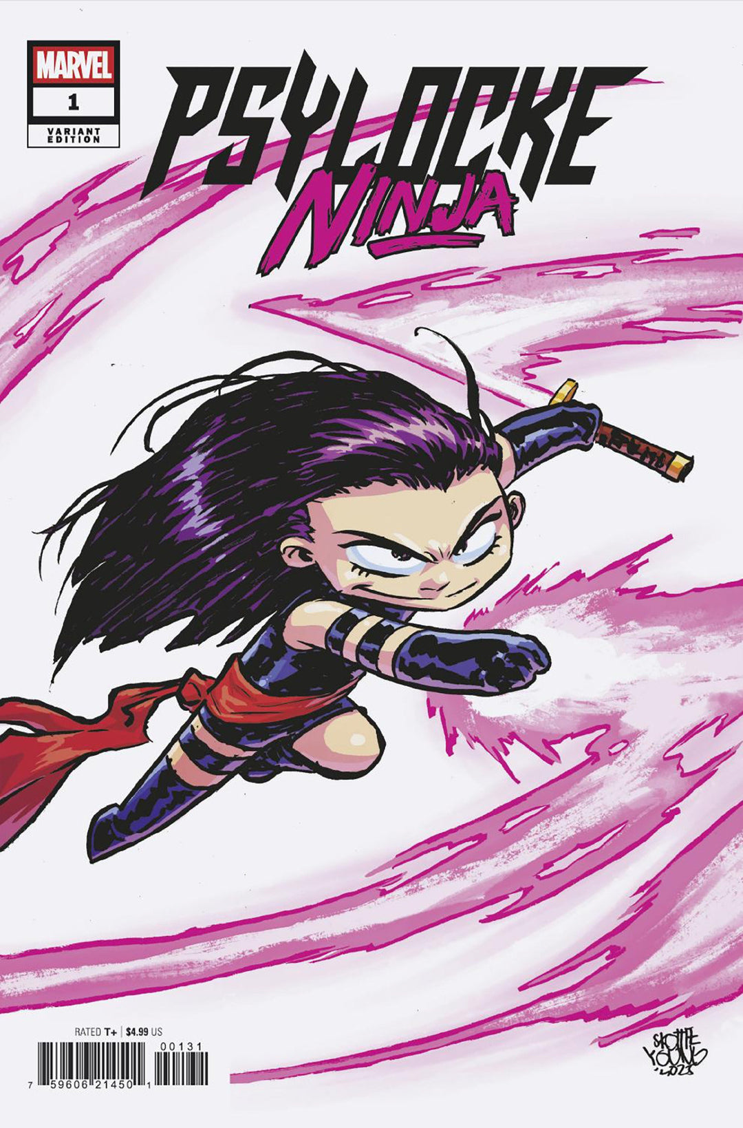 Psylocke Ninja #1 Skottie Young Variant