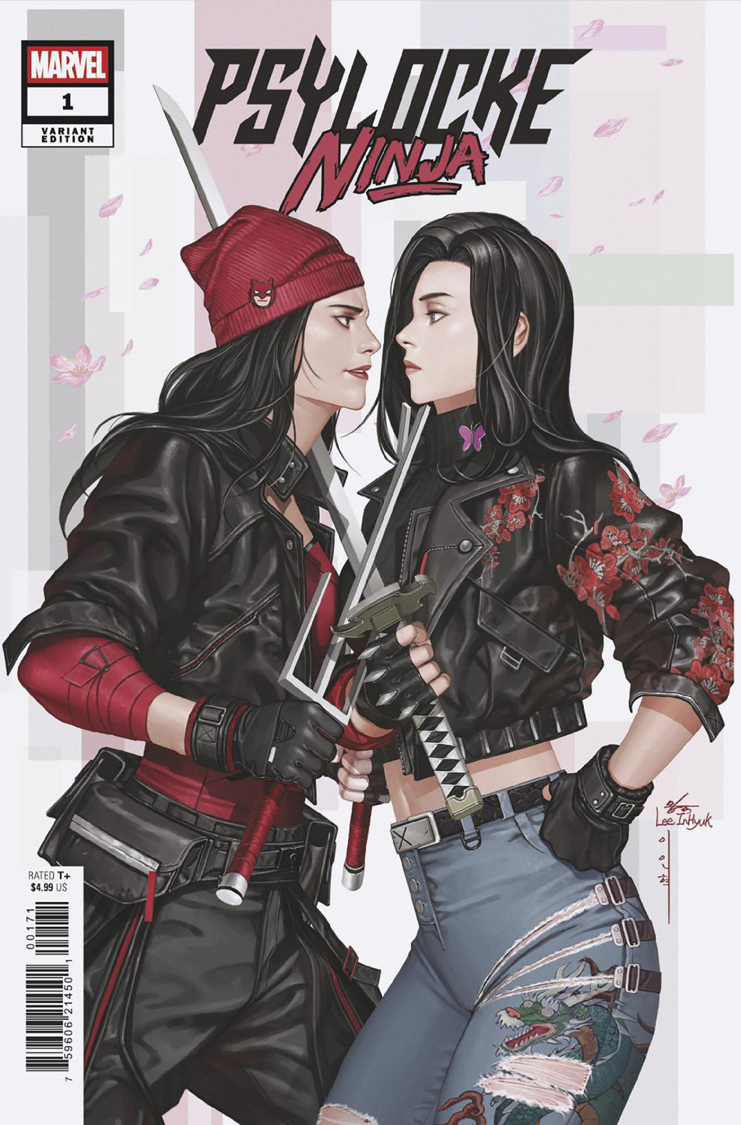 Psylocke Ninja #1 Inhyuk Lee Versus Elektra Variant