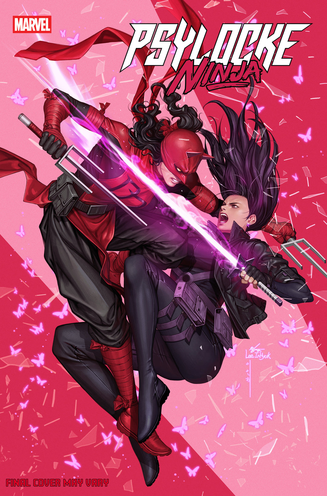 Psylocke Ninja #3 Inhyuk Lee Versus Elektra Variant