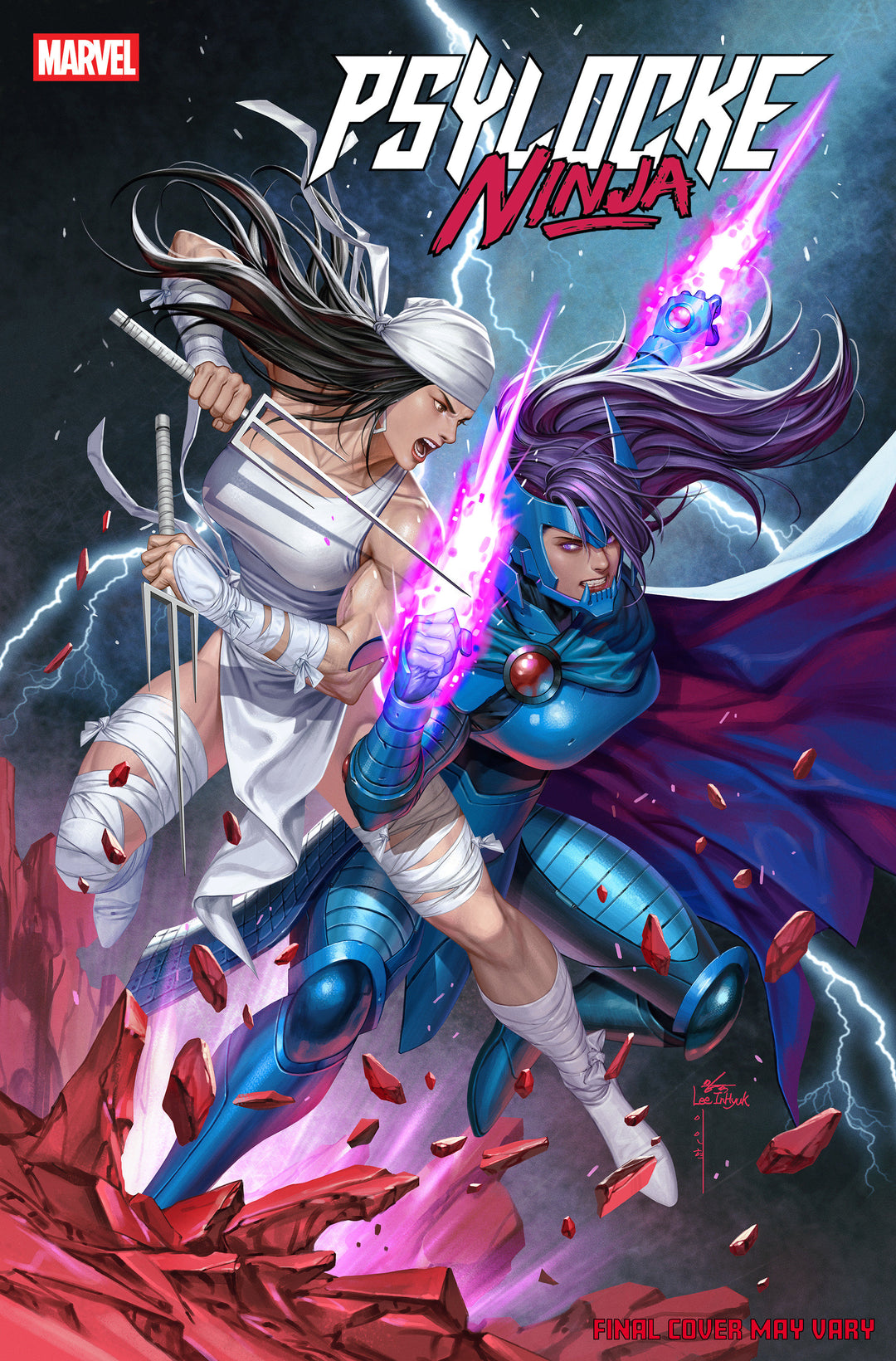 Psylocke Ninja #5 Inhyuk Lee Versus Elektra Variant