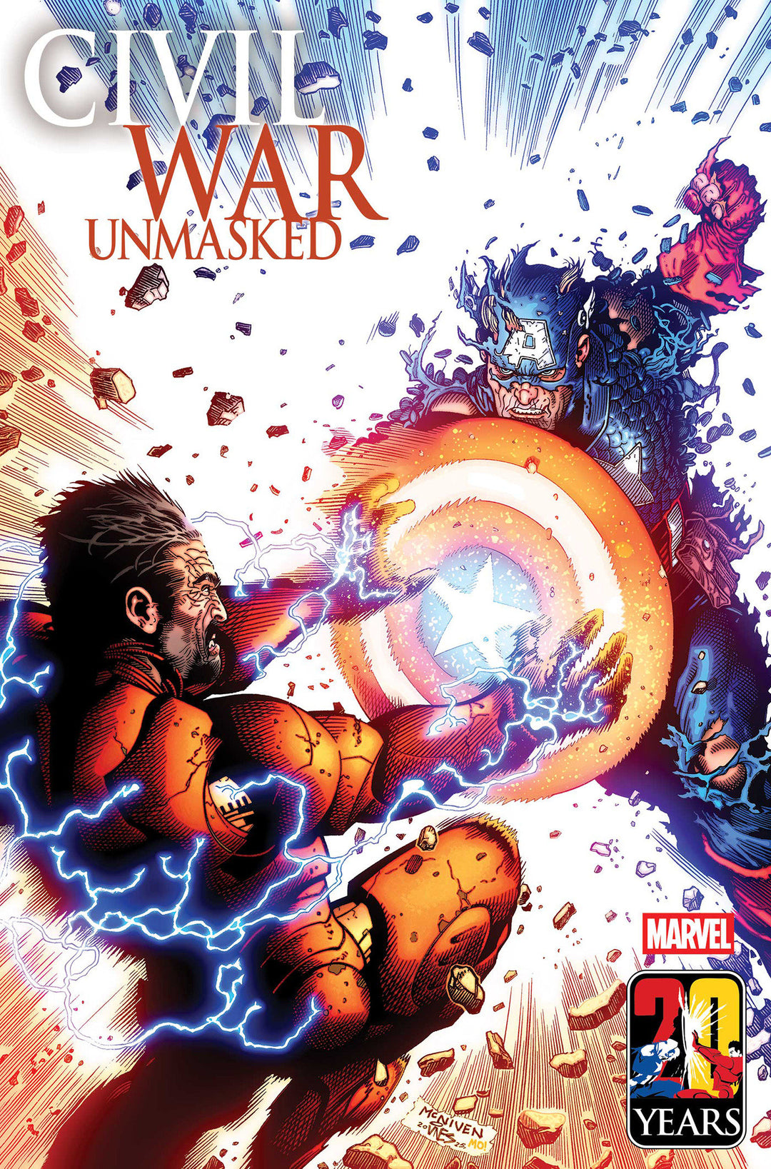 Civil War Unmasked #1 Variant (1:25) Steve Mcniven Edition