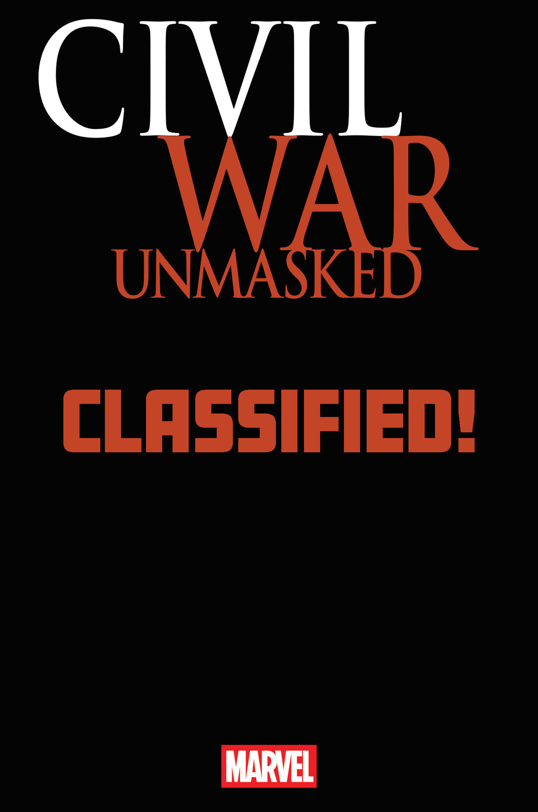 Civil War Unmasked #2 Classified Artist Magic: The Gathering Variant