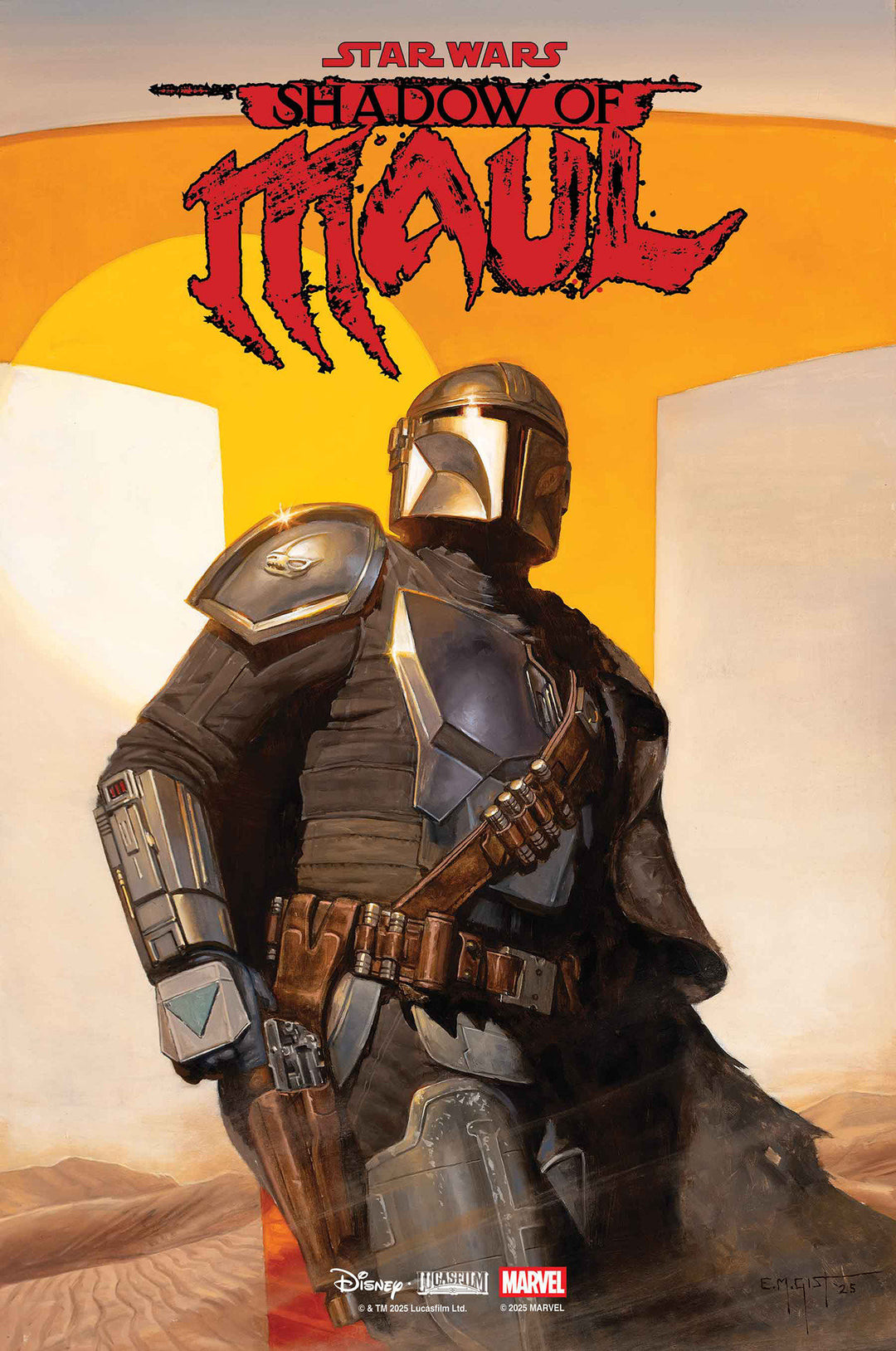 Star Wars Shadow Of Maul #2 E.M. Gist Mandalorian & Grogu Variant