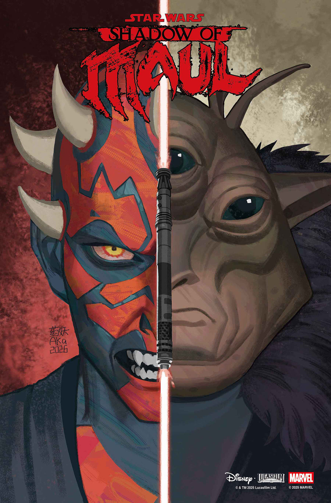 Star Wars Shadow Of Maul #4 Aka Headshot Full Art Variant