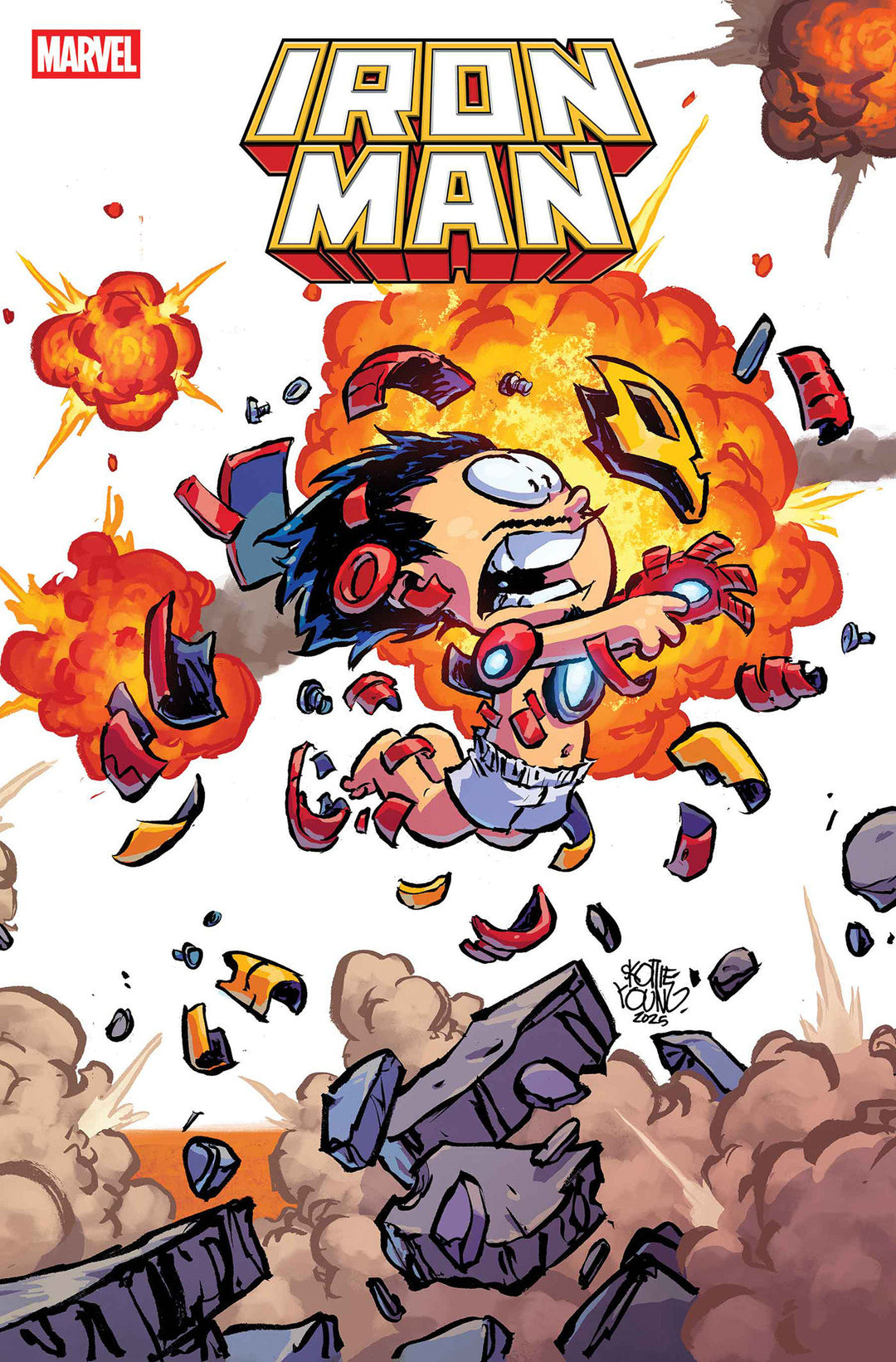 Iron Man (2026) #4 Skottie Young 4 Part Connecting Variant