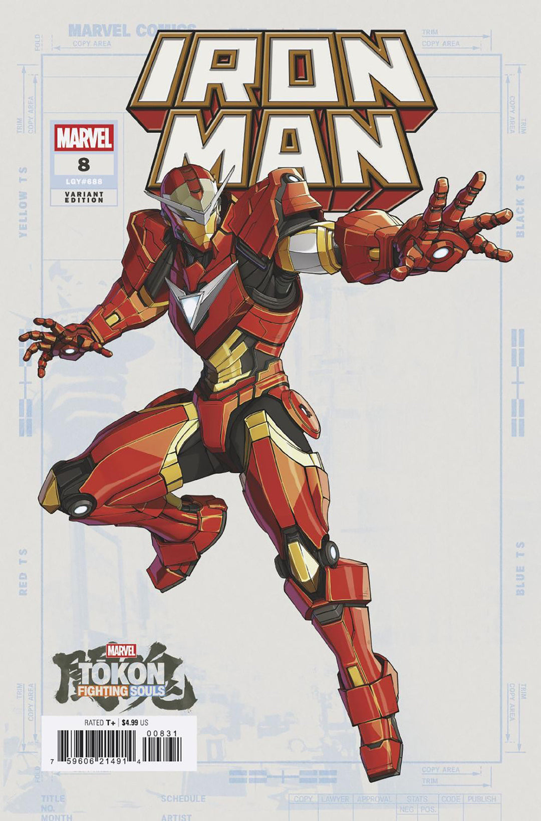 Iron Man (2026) #8 Marvel Tokon: Fighting Souls Variant