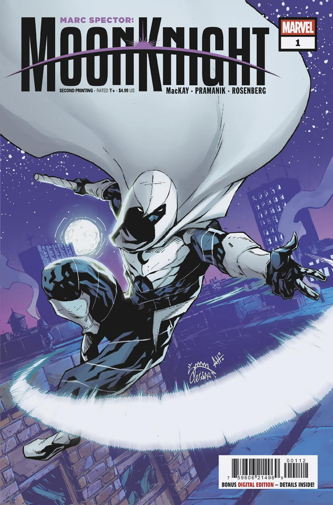 Marc Spector Moon Knight (2026) #1 Variant (2nd Printing) Ryan Stegman Edition (Out of Print)