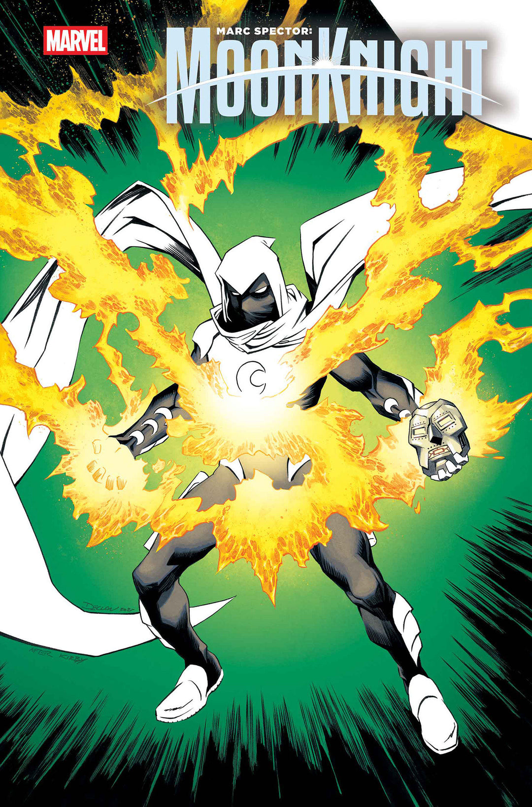 Marc Spector Moon Knight (2026) #2 Declan Shalvey Doom Homage Variant