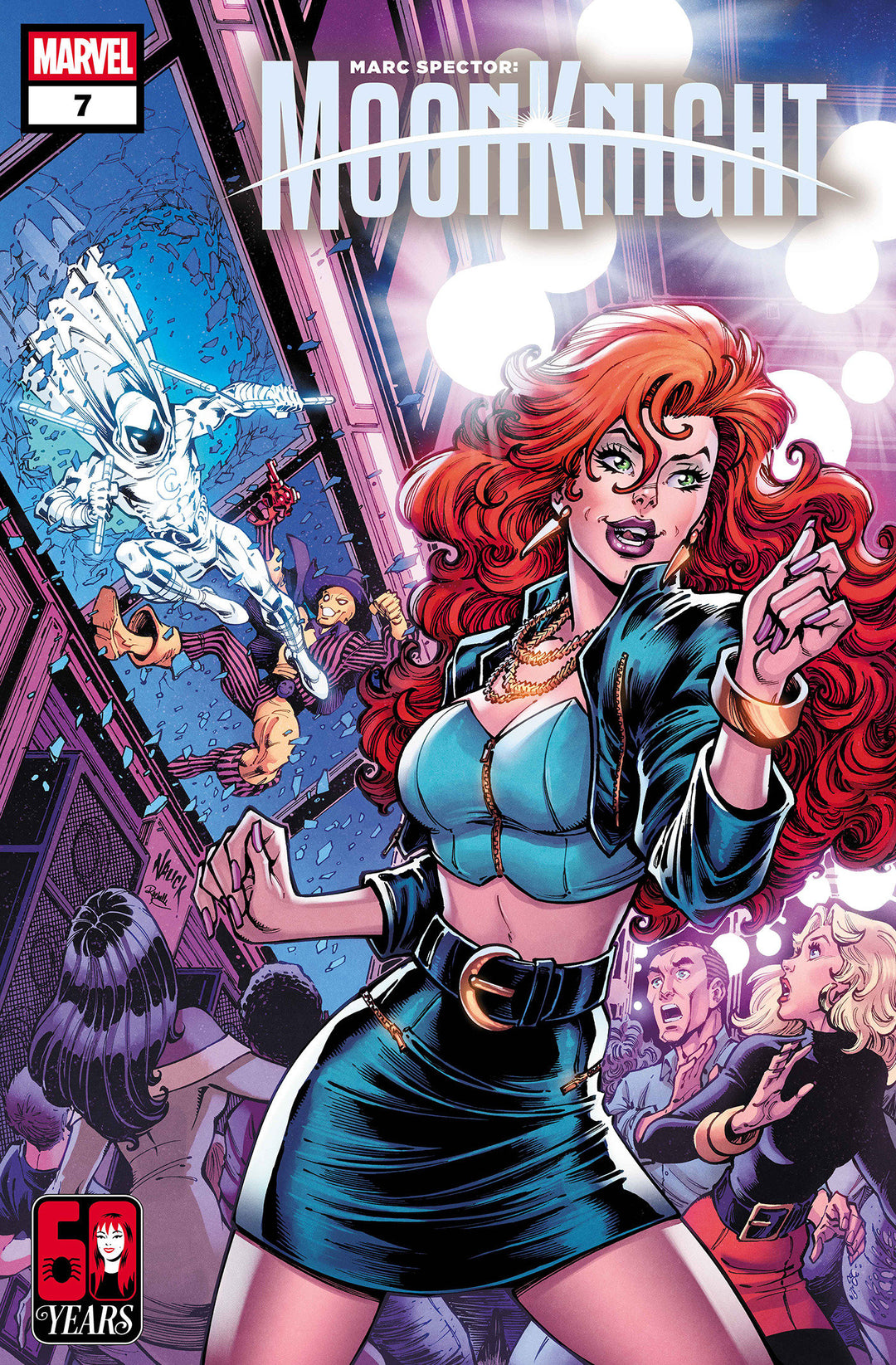 Marc Spector Moon Knight (2026) #7 Todd Nauck Mary Jane Watson Variant