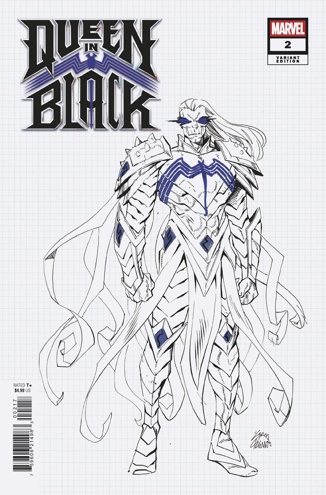 Queen In Black #2 [Queen in Black] Variant (1:10) Ryan Stegman Design Edition