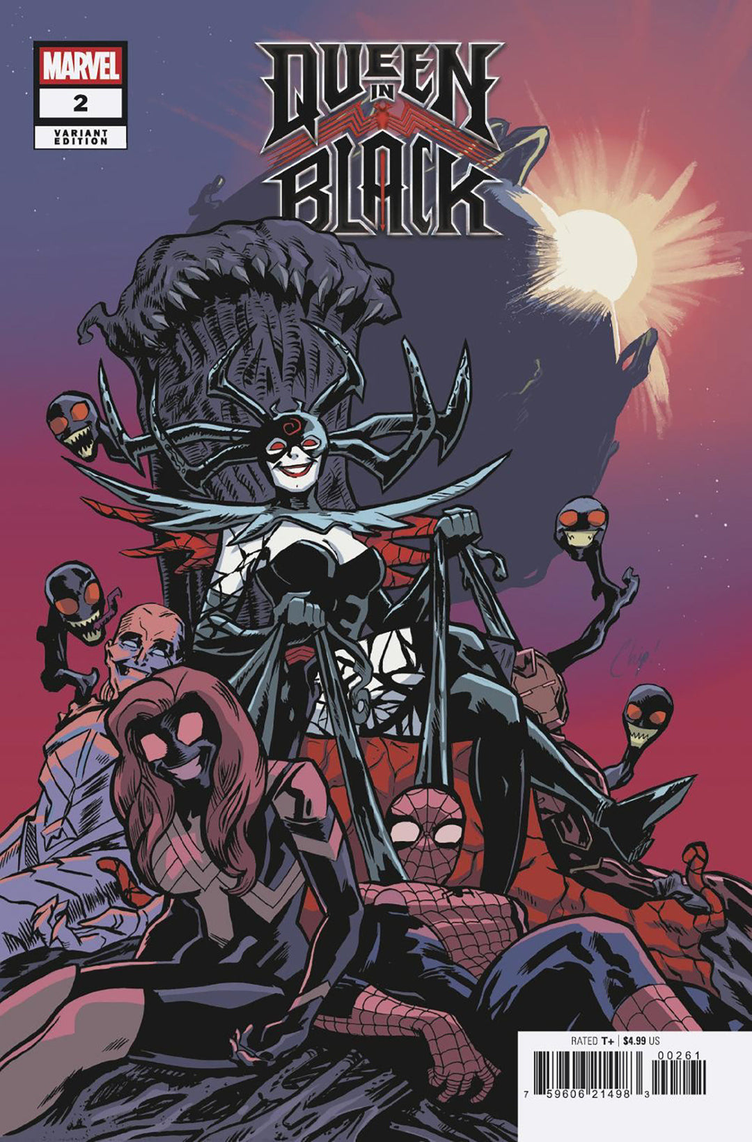 Queen In Black #2 [Queen in Black] Chip Zdarsky Smile Variant