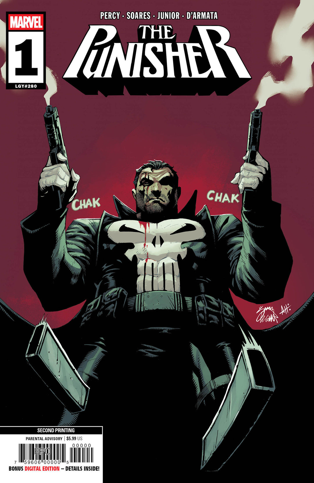 Punisher (2026) #1 Variant (2nd Printing) Ryan Stegman Edition