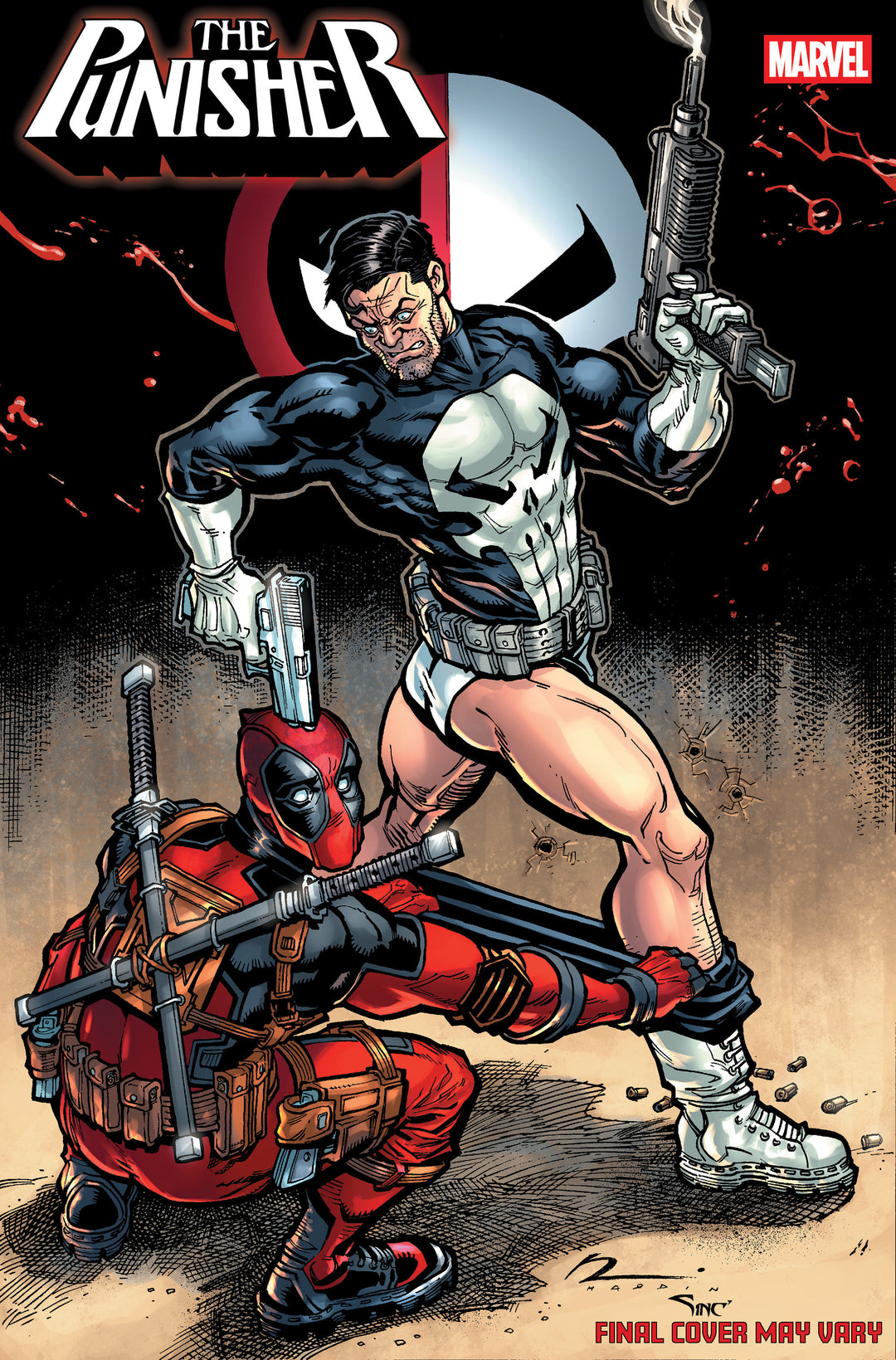 Punisher (2026) #2 Chad Hardin April Pool's Day Variant