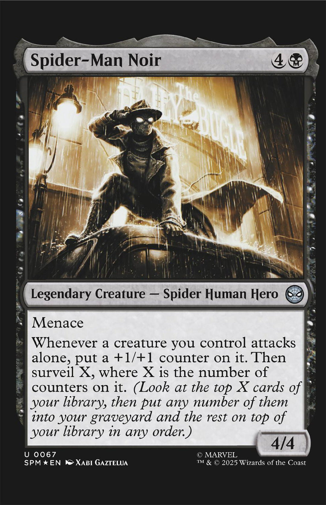 Punisher (2026) #4 Xabi Gaztelua Magic: The Gathering Variant