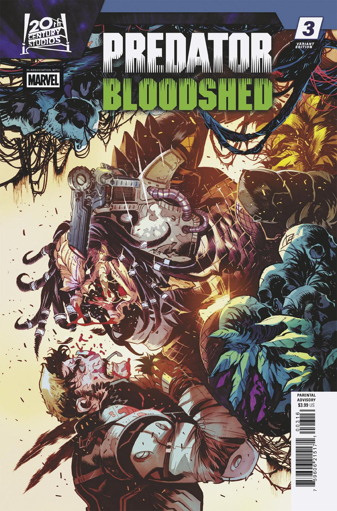 Predator Bloodshed #3 Variant (1:25) Federico Vicentini Edition