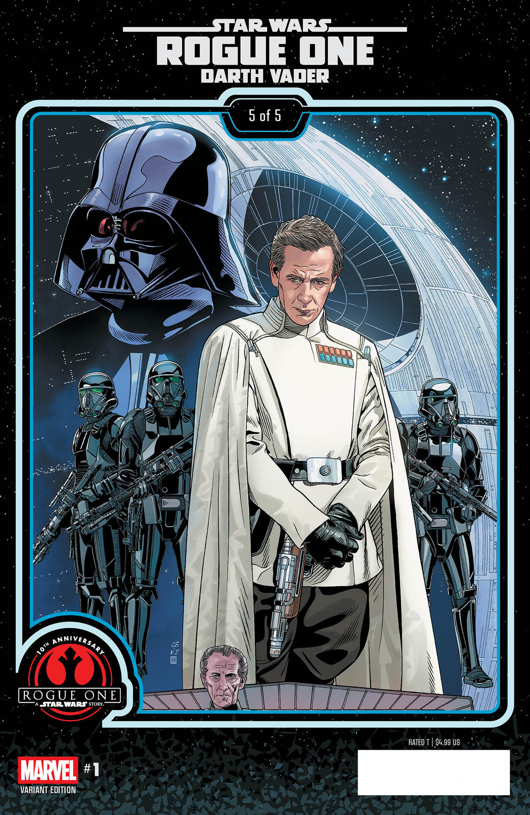 Star Wars Rogue One Darth Vader #1 Chris Sprouse Rogue One 10th Anniversary Variant