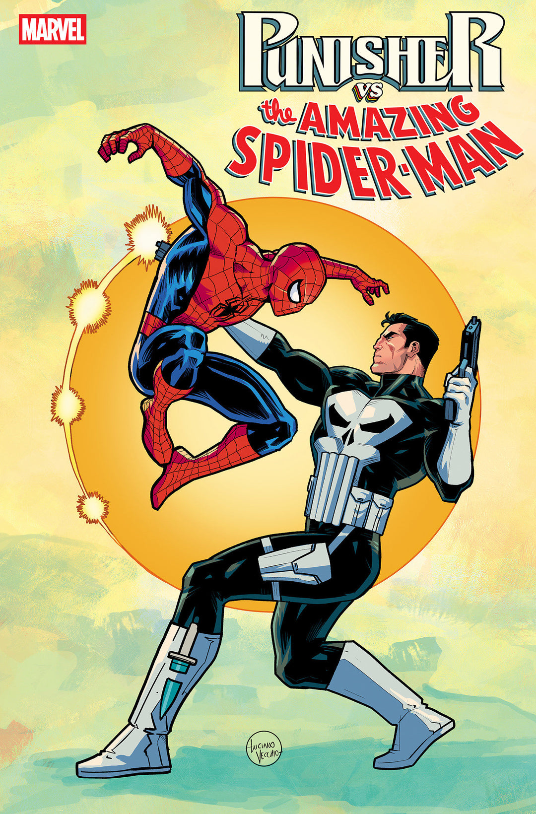 Punisher vs Spider-Man #3 Variant (1:25) Luciano Vecchio Edition
