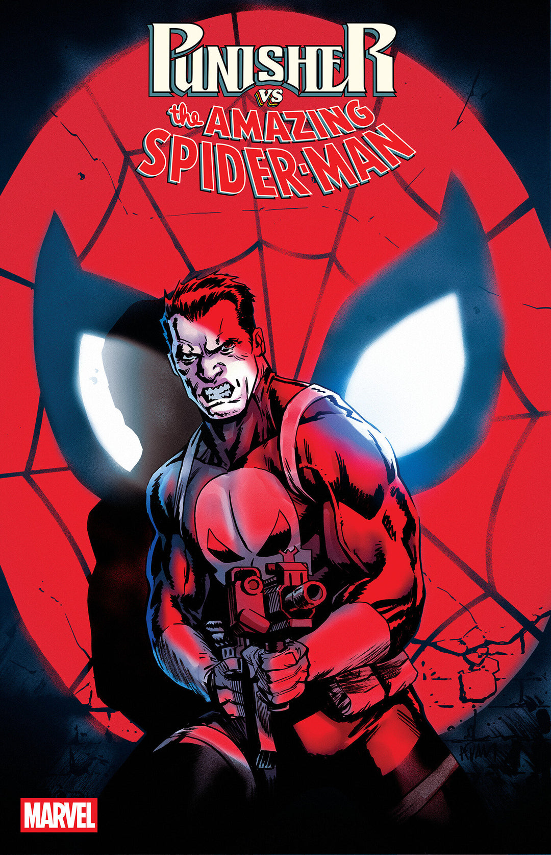 Punisher vs Spider-Man #4 (1:25) Adam Gorham Variant