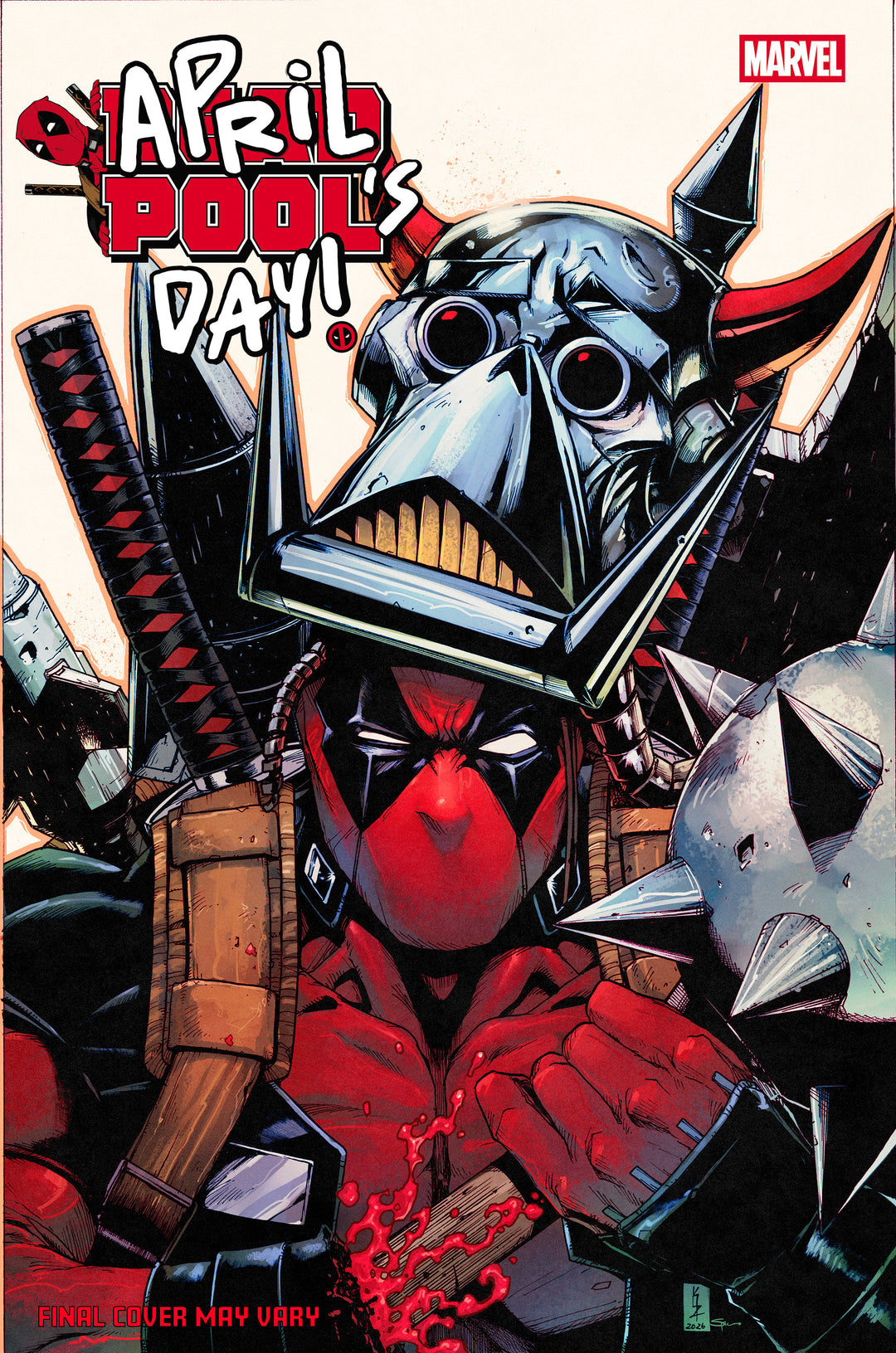 Deadpool April Pool's Day #1 Kei Zama Death's Head Variant