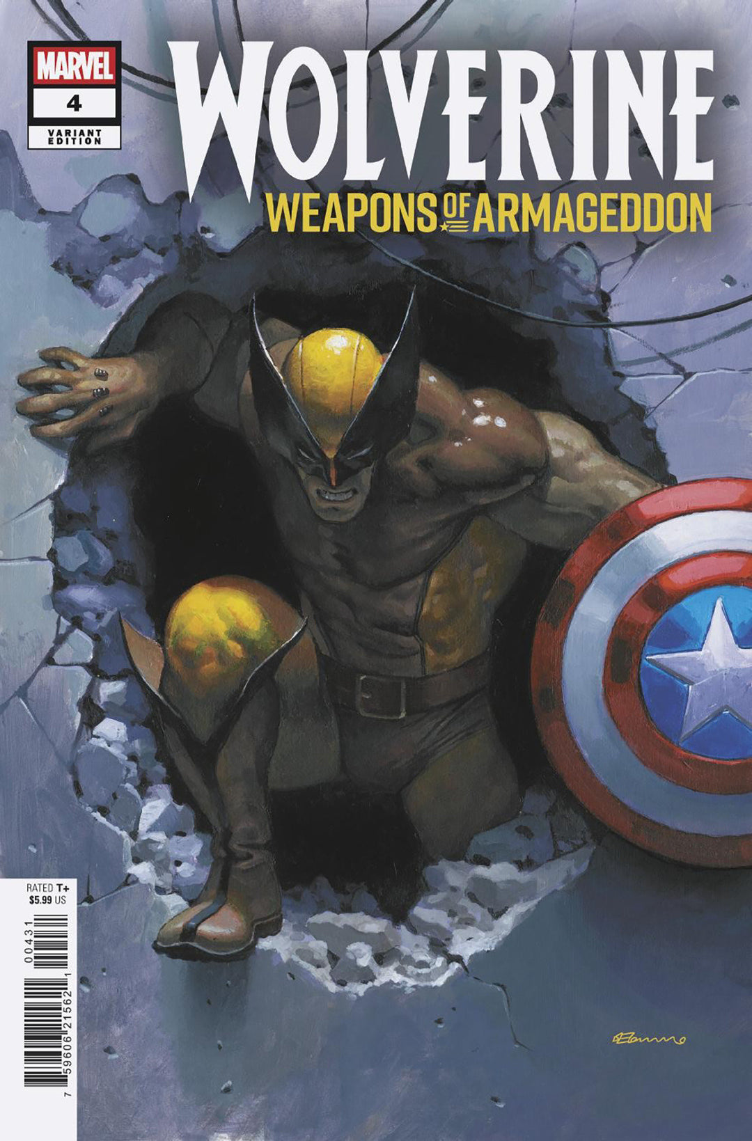Wolverine Weapons Of Armageddon #4 Fabrizio De Tommaso Variant