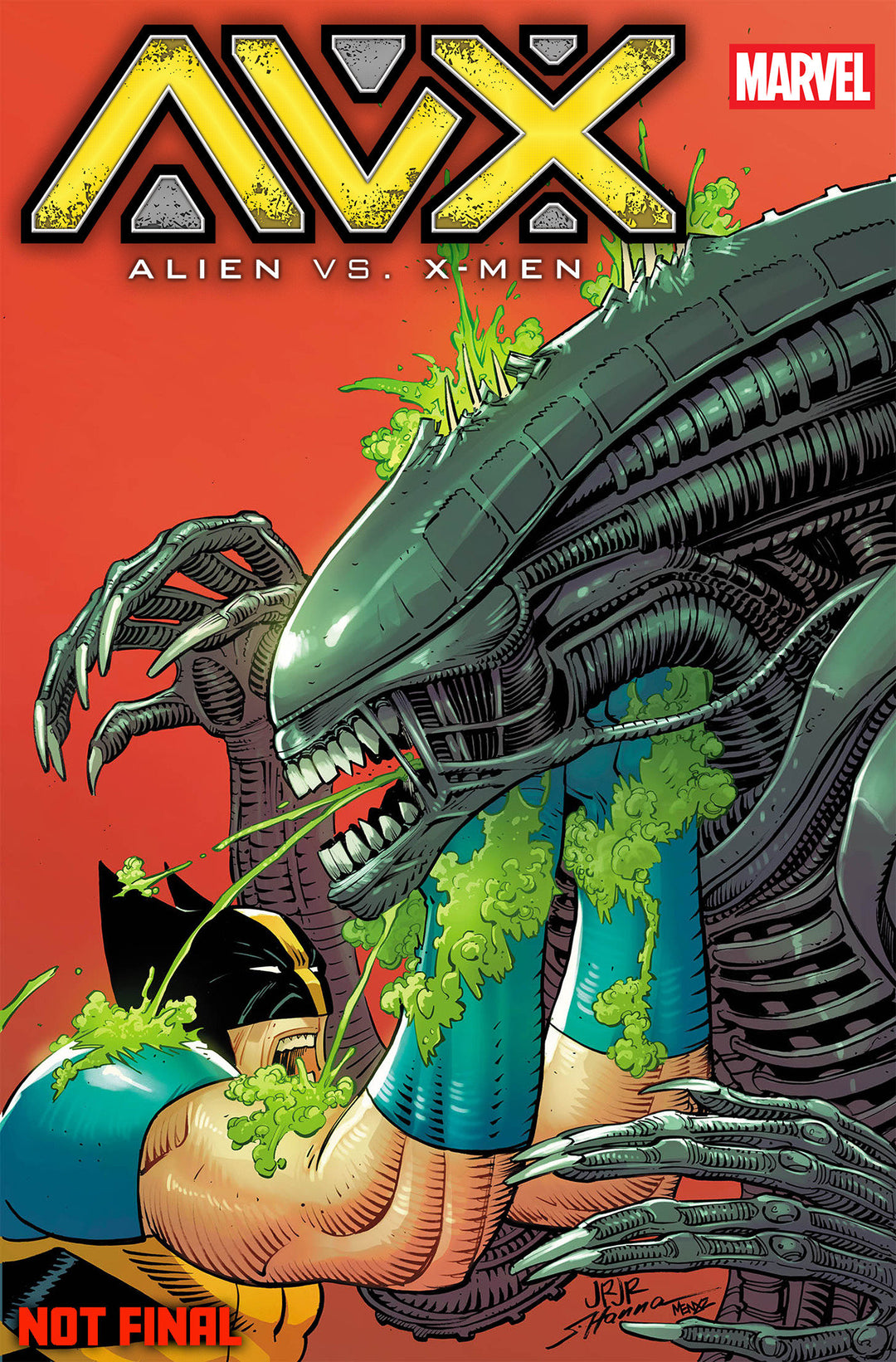 Alien vs X-Men #1 John Romita Jr. Foil Variant