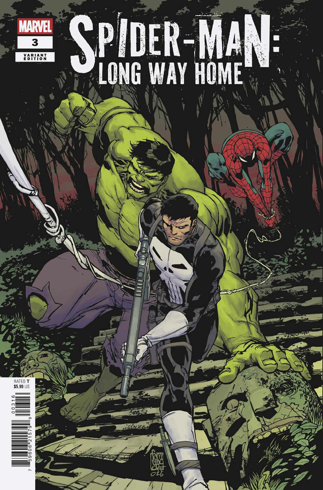 Spider-Man Long Way Home #3 Variant (1:25) Giuseppe Camuncoli Edition