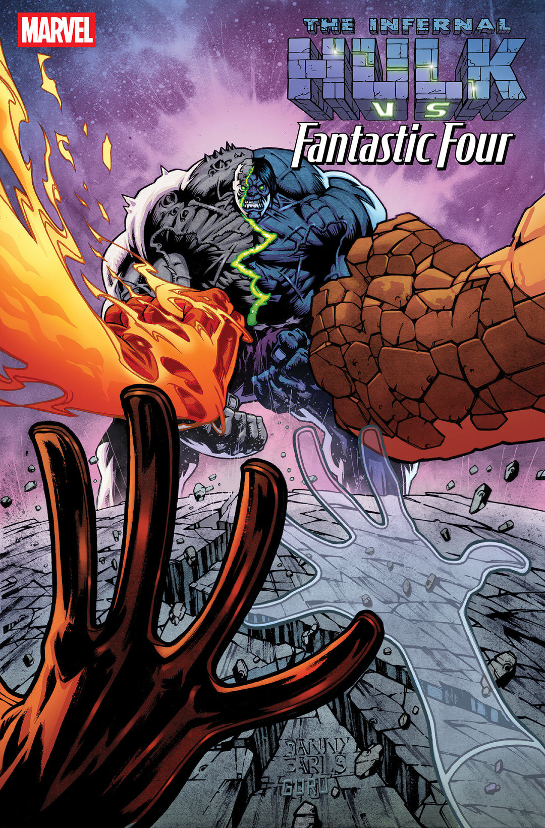 Infernal Hulk vs Fantastic Four #1 Danny Earls Variant