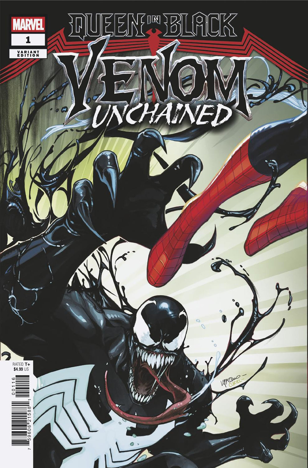 Queen In Black Venom Unchained #1 [Queen in Black] Variant (1:25) Ema Luppachino Edition