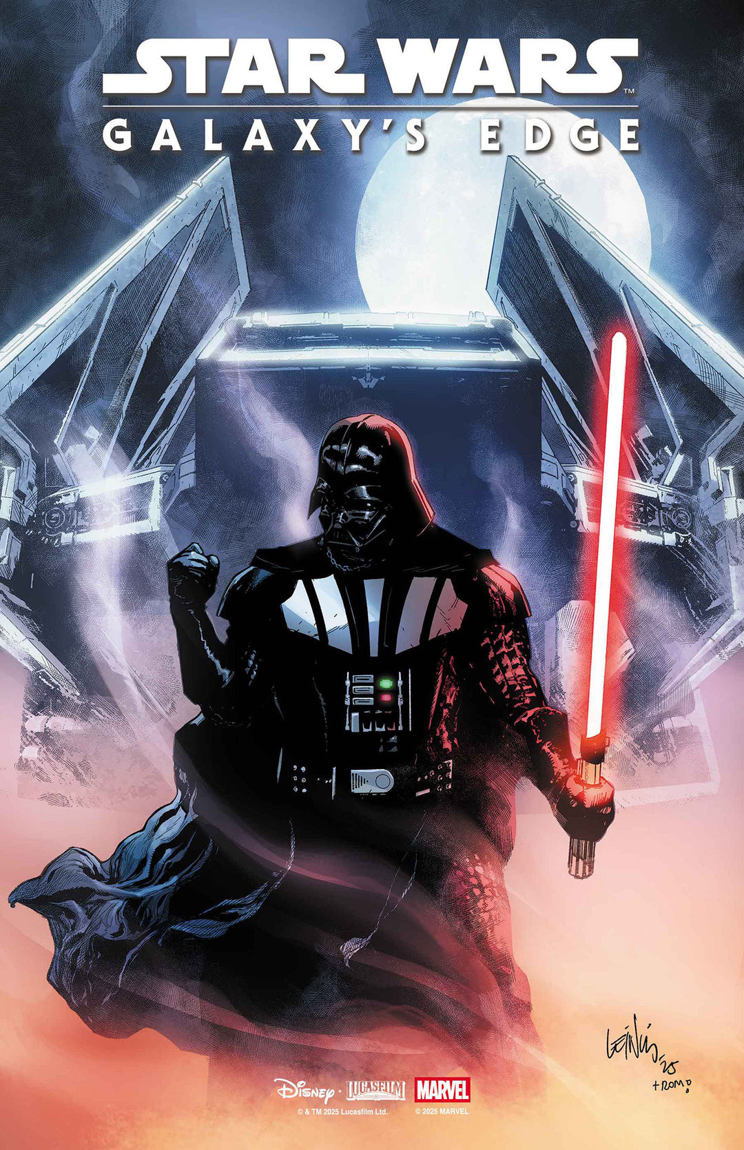 Star Wars Galaxy's Edge Echoes Of The Empire #1 Leinil Yu Darth Vader Variant
