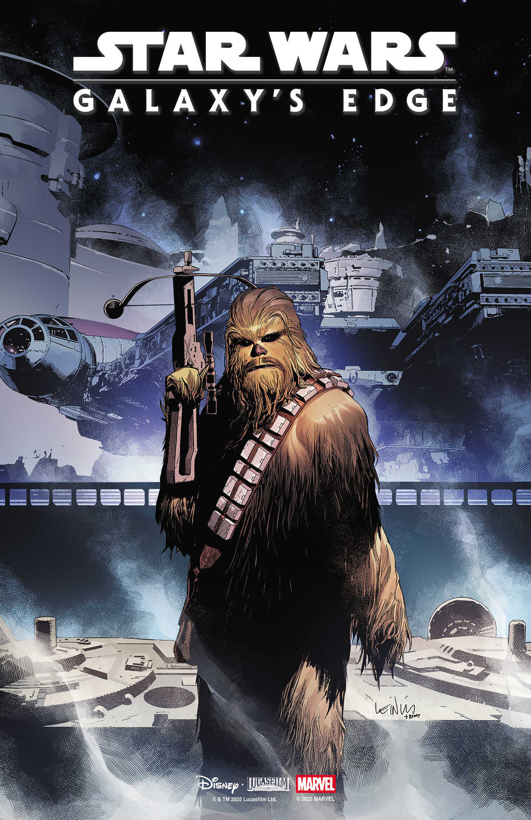 Star Wars Galaxy's Edge Echoes Of The Empire #2 Leinil Yu Chewbacca Variant