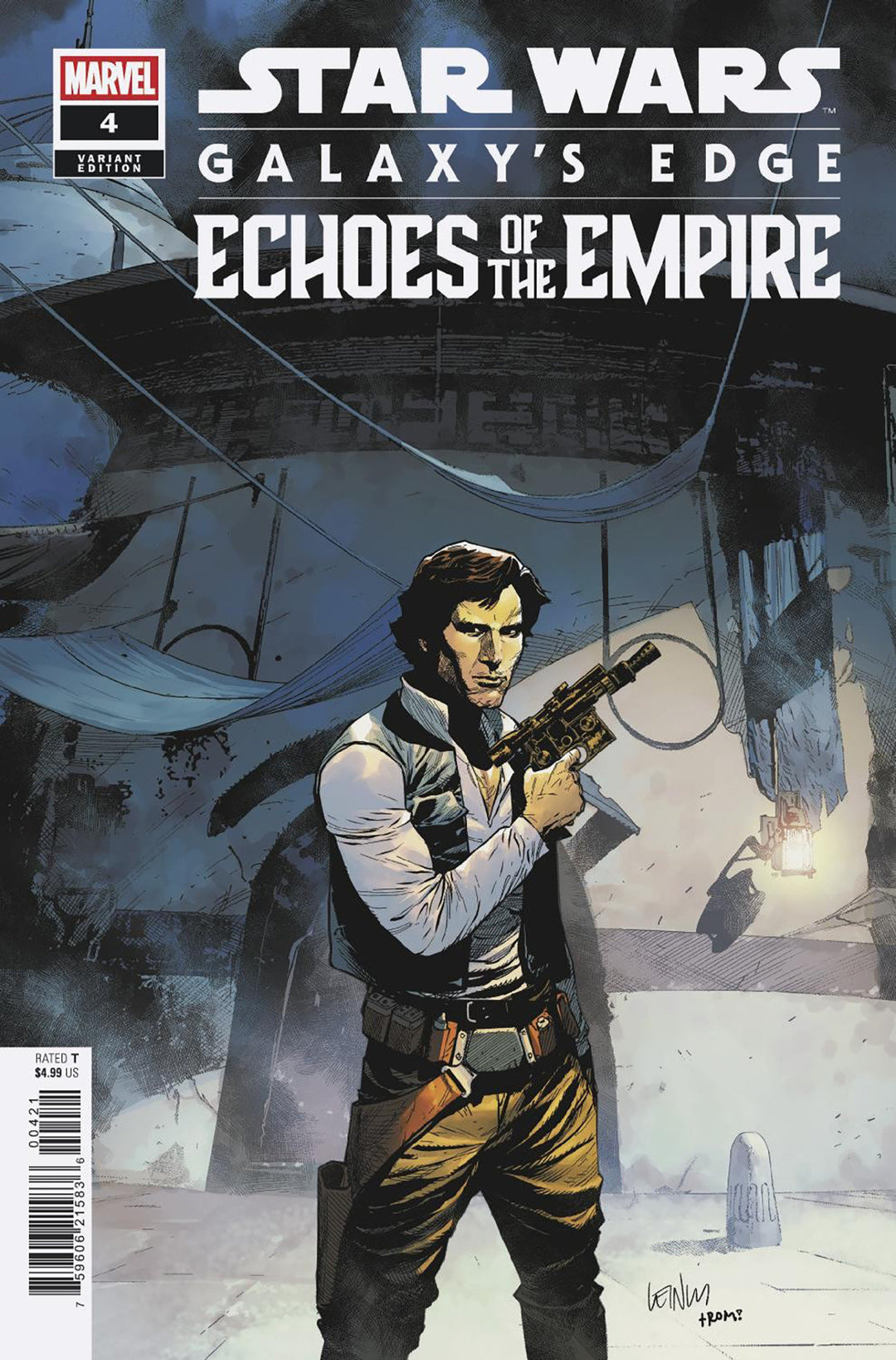 Star Wars Galaxy's Edge Echoes Of The Empire #4 Leinil Yu Han Solo Variant