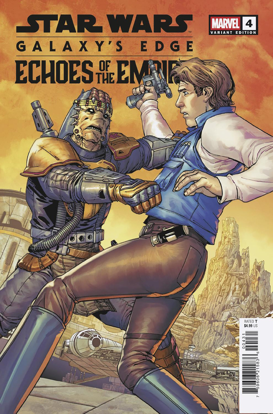 Star Wars Galaxy's Edge Echoes Of The Empire #4 Giuseppe Camuncoli Variant